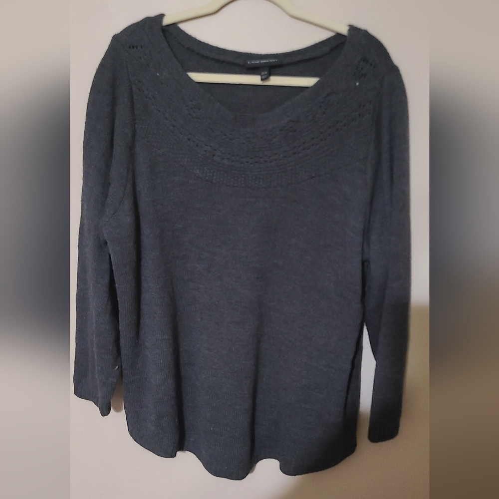 Lane Bryant Charcoal Sweater Size 22/24
